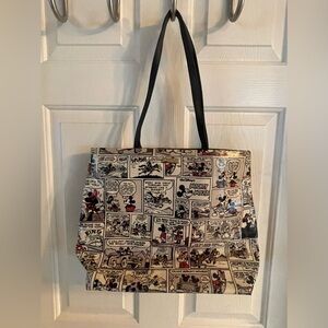 Disney Parks Kate Spade New York Minnie Mouse Comic Tote Handbag